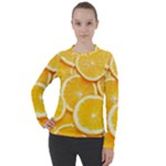 Oranges, Orange, Fruits Women s Pique Long Sleeve T-Shirt