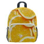 Oranges, Orange, Fruits Kids  Age 5-10 Lightweight School Backpack with Side Pockets