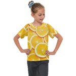 Oranges, Orange, Fruits Kids  Mesh Piece T-Shirt