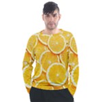 Oranges, Orange, Fruits Men s Long Sleeve Raglan T-Shirt