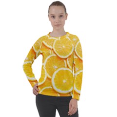 Oranges, Orange, Fruits Women s Long Sleeve Raglan T