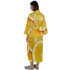 Maxi Satin Kimono 