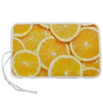 Oranges, Orange, Fruits Pen Storage Case (S)