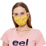 Oranges, Orange, Fruits Crease Cloth Face Mask (Adult)