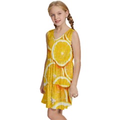 Kids  Sleeveless Tiered Mini Dress 