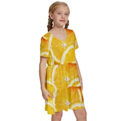 Kids  Short Sleeve Tiered Mini Dress 