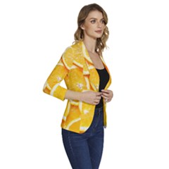 Women s One-Button 3/4 Sleeve Short Jacket 