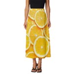 Oranges, Orange, Fruits Classic Midi Chiffon Skirt