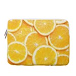 Oranges, Orange, Fruits 13  Vertical Laptop Sleeve Case With Pocket