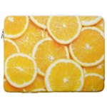 Oranges, Orange, Fruits 17  Vertical Laptop Sleeve Case With Pocket