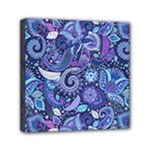 Patterns, Doodles, Pattern, Colorful Mini Canvas 6  x 6  (Stretched)