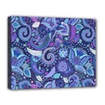 Patterns, Doodles, Pattern, Colorful Canvas 14  x 11  (Stretched)