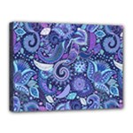 Patterns, Doodles, Pattern, Colorful Canvas 16  x 12  (Stretched)