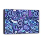 Patterns, Doodles, Pattern, Colorful Deluxe Canvas 18  x 12  (Stretched)