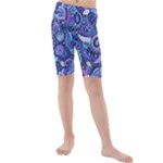 Patterns, Doodles, Pattern, Colorful Kids  Mid Length Swim Shorts