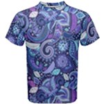 Patterns, Doodles, Pattern, Colorful Men s Cotton T-Shirt