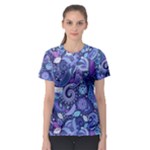 Patterns, Doodles, Pattern, Colorful Women s Sport Mesh T-Shirt