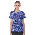 Patterns, Doodles, Pattern, Colorful Women s Cotton T-Shirt