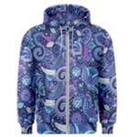 Patterns, Doodles, Pattern, Colorful Men s Zipper Hoodie