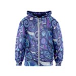 Patterns, Doodles, Pattern, Colorful Kids  Zipper Hoodie