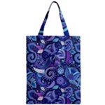 Patterns, Doodles, Pattern, Colorful Zipper Classic Tote Bag