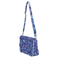 Shoulder Bag with Back Zipper 