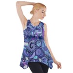 Patterns, Doodles, Pattern, Colorful Side Drop Tank Tunic