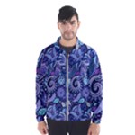 Patterns, Doodles, Pattern, Colorful Men s Windbreaker