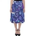 Patterns, Doodles, Pattern, Colorful Classic Midi Skirt