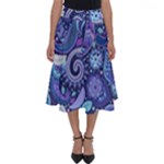 Patterns, Doodles, Pattern, Colorful Perfect Length Midi Skirt