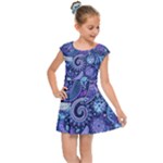 Patterns, Doodles, Pattern, Colorful Kids  Cap Sleeve Dress