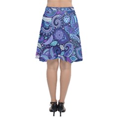 Chiffon Wrap Front Skirt 