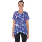 Patterns, Doodles, Pattern, Colorful Cut Out Side Drop T-Shirt