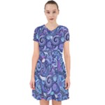 Patterns, Doodles, Pattern, Colorful Adorable in Chiffon Dress