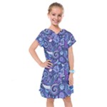 Patterns, Doodles, Pattern, Colorful Kids  Drop Waist Dress