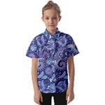 Patterns, Doodles, Pattern, Colorful Kids  Short Sleeve Shirt