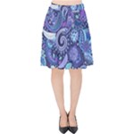 Patterns, Doodles, Pattern, Colorful Velvet High Waist Skirt