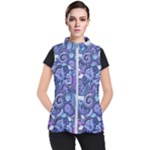 Patterns, Doodles, Pattern, Colorful Women s Puffer Vest