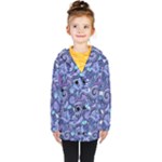 Patterns, Doodles, Pattern, Colorful Kids  Double Breasted Button Coat