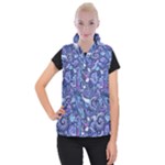 Patterns, Doodles, Pattern, Colorful Women s Button Up Vest