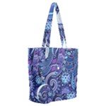 Patterns, Doodles, Pattern, Colorful Everyday Shoulder Bag with Pouch Bag