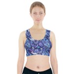 Patterns, Doodles, Pattern, Colorful Sports Bra With Pocket