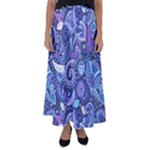 Patterns, Doodles, Pattern, Colorful Flared Maxi Skirt