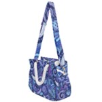 Patterns, Doodles, Pattern, Colorful Rope Handles Shoulder Strap Bag