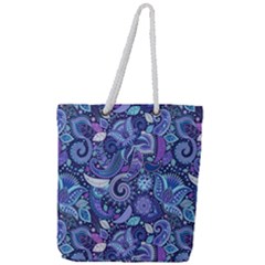 Full Print Rope Handle Tote (Large) 