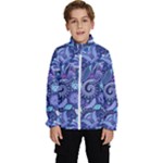 Patterns, Doodles, Pattern, Colorful Kids  High Neck Windbreaker