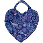 Patterns, Doodles, Pattern, Colorful Giant Heart Shaped Tote