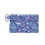 Patterns, Doodles, Pattern, Colorful Canvas Cosmetic Bag (Small)