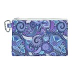 Patterns, Doodles, Pattern, Colorful Canvas Cosmetic Bag (Large)