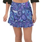 Patterns, Doodles, Pattern, Colorful Fishtail Mini Chiffon Skirt